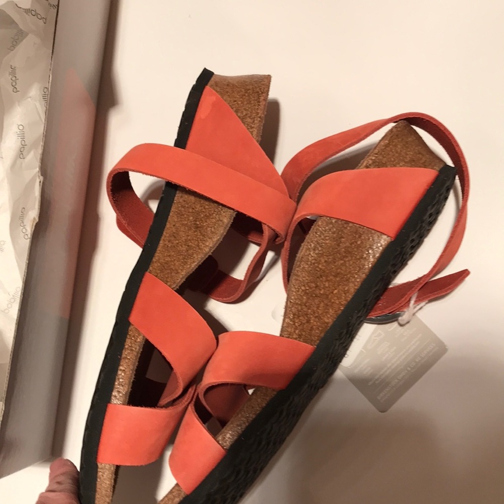 NWT PAPILLIO BIRKENSTOCK LOLA CORAL SANDAL 10 41 - Picture 8 of 9
